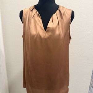 Banana Republic Tan Sleeveless Blouse